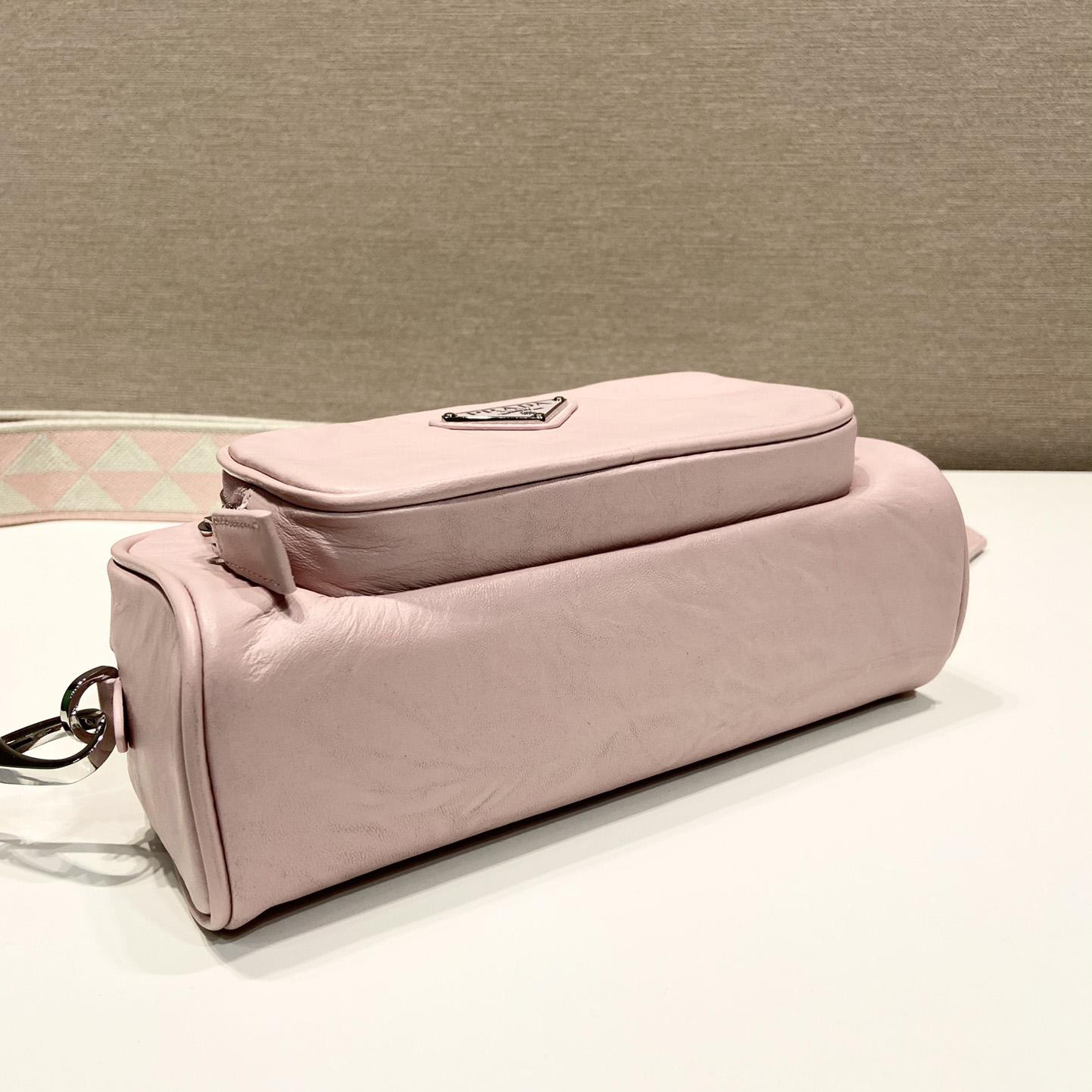 Prada Nappa Antique Leather Multi-pocket Shoulder Bag - PerfectKickZ