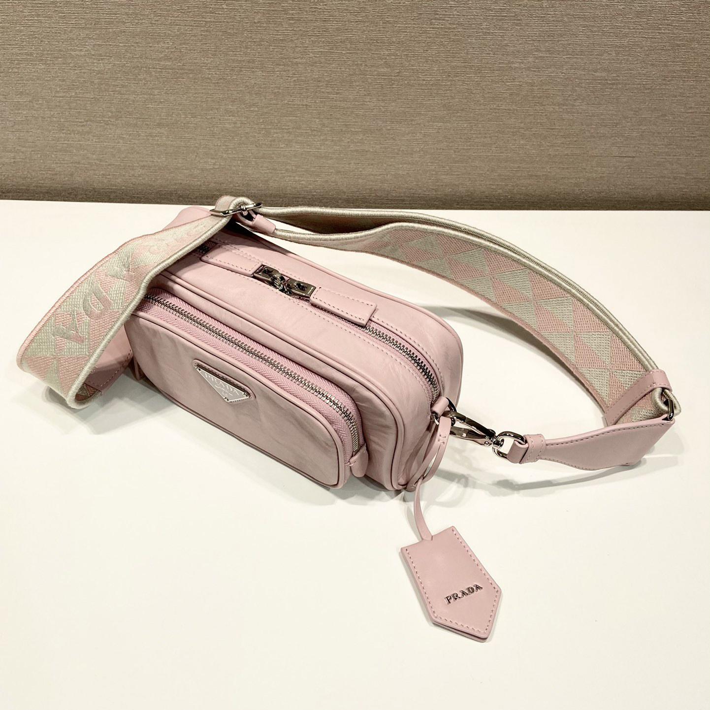Prada Nappa Antique Leather Multi-pocket Shoulder Bag - PerfectKickZ