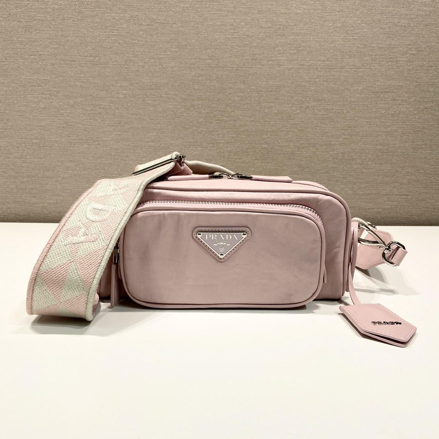 Prada Nappa Antique Leather Multi-pocket Shoulder Bag - 