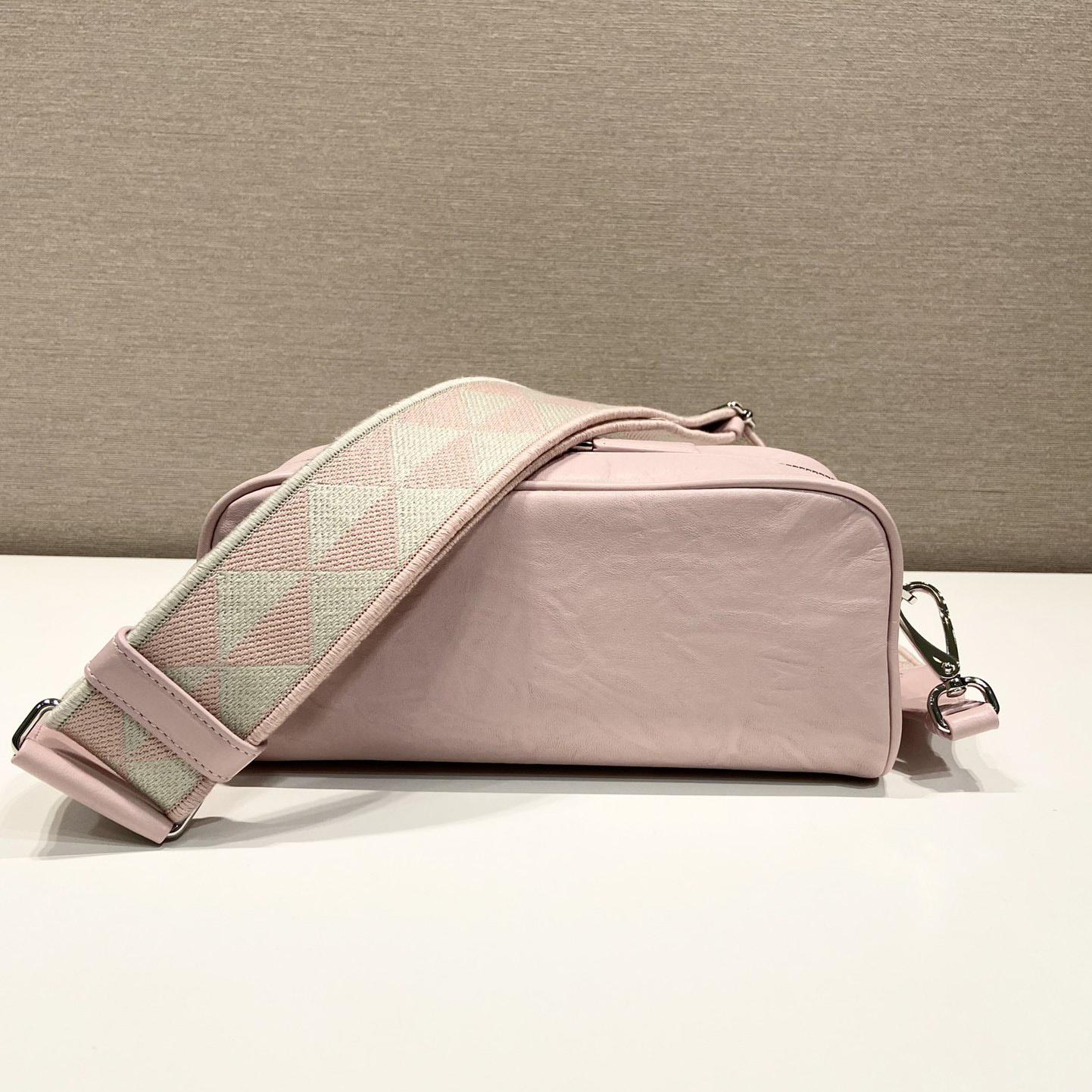 Prada Nappa Antique Leather Multi-pocket Shoulder Bag - 