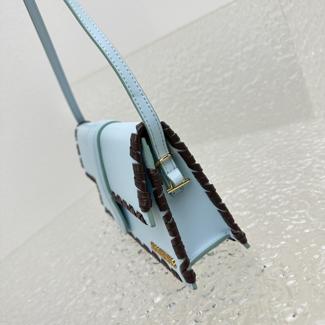 Jacquemus Le Bambino Long Lacet Long laced Flap Bag(28x13.5x6cm) - PerfectKickZ