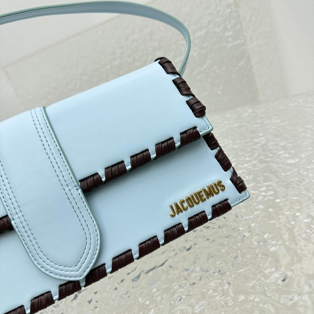 Jacquemus Le Bambino Long Lacet Long laced Flap Bag(28x13.5x6cm) - PerfectKickZ