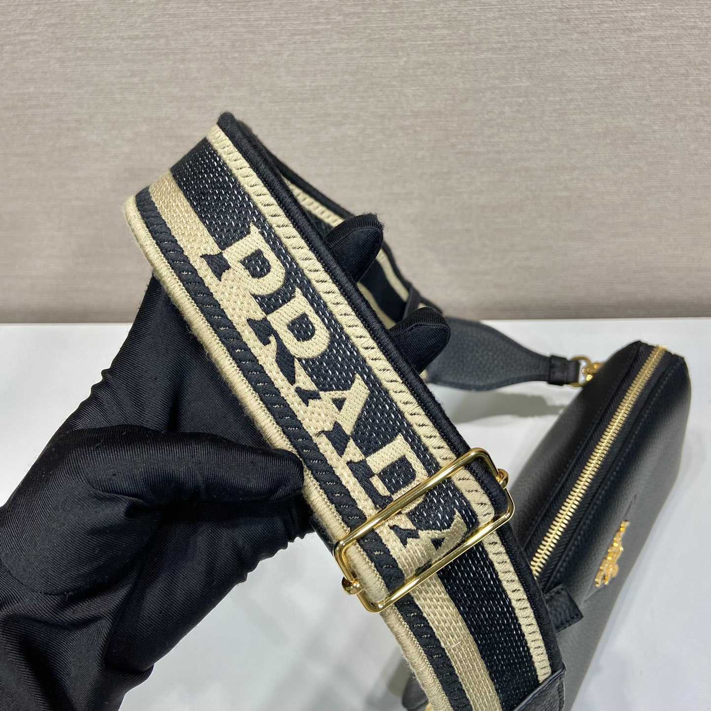 Prada Leather Shoulder Bag - PerfectKickZ