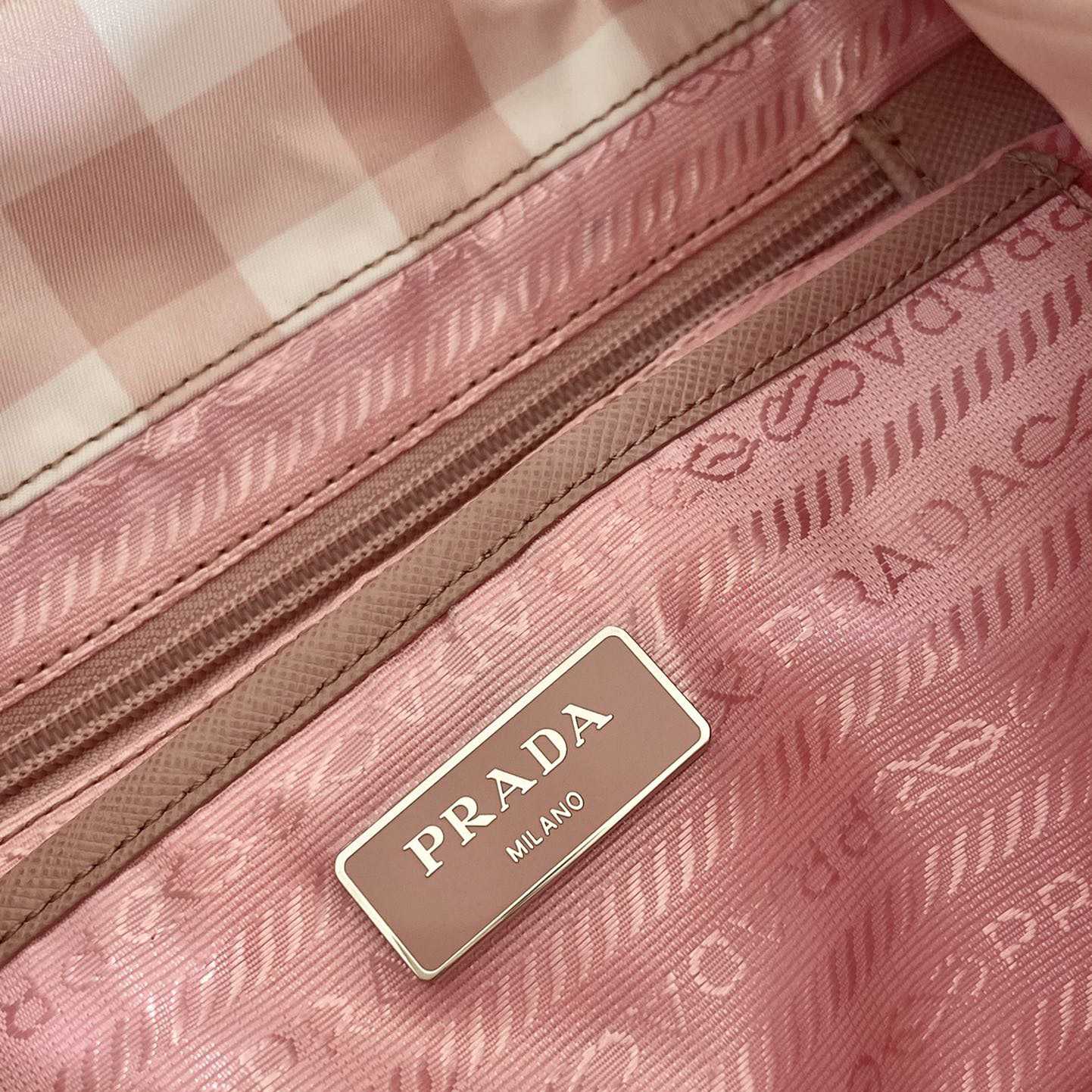 Prada Small Printed Re-Nylon Backpack - PerfectKickZ