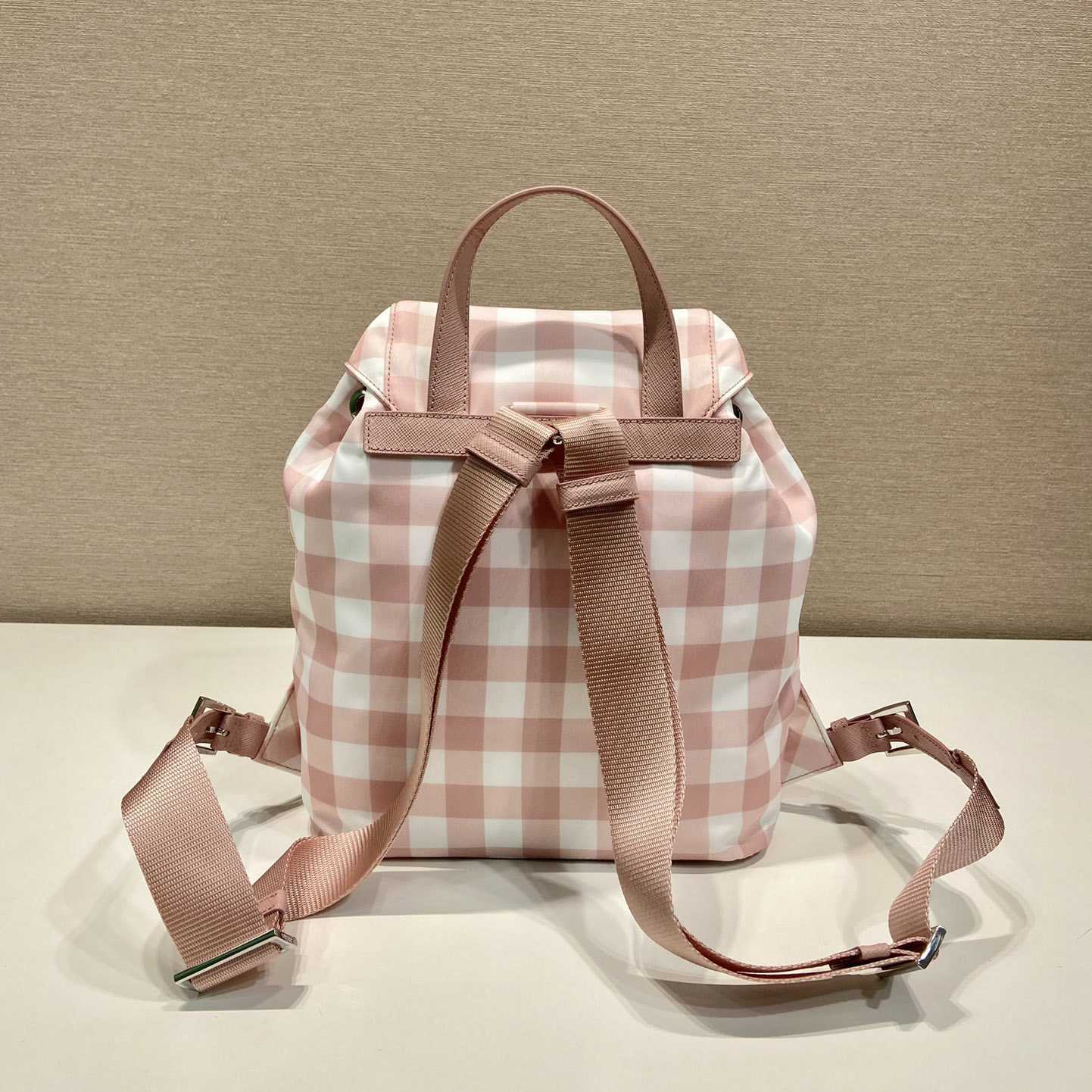 Prada Small Printed Re-Nylon Backpack - PerfectKickZ