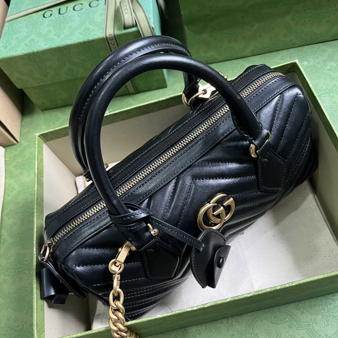 Gucci GG Marmont Small Top Handle Bag(27-13.5-10cm) - 