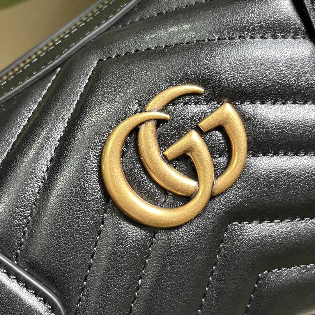Gucci GG Marmont Small Top Handle Bag(27-13.5-10cm) - 