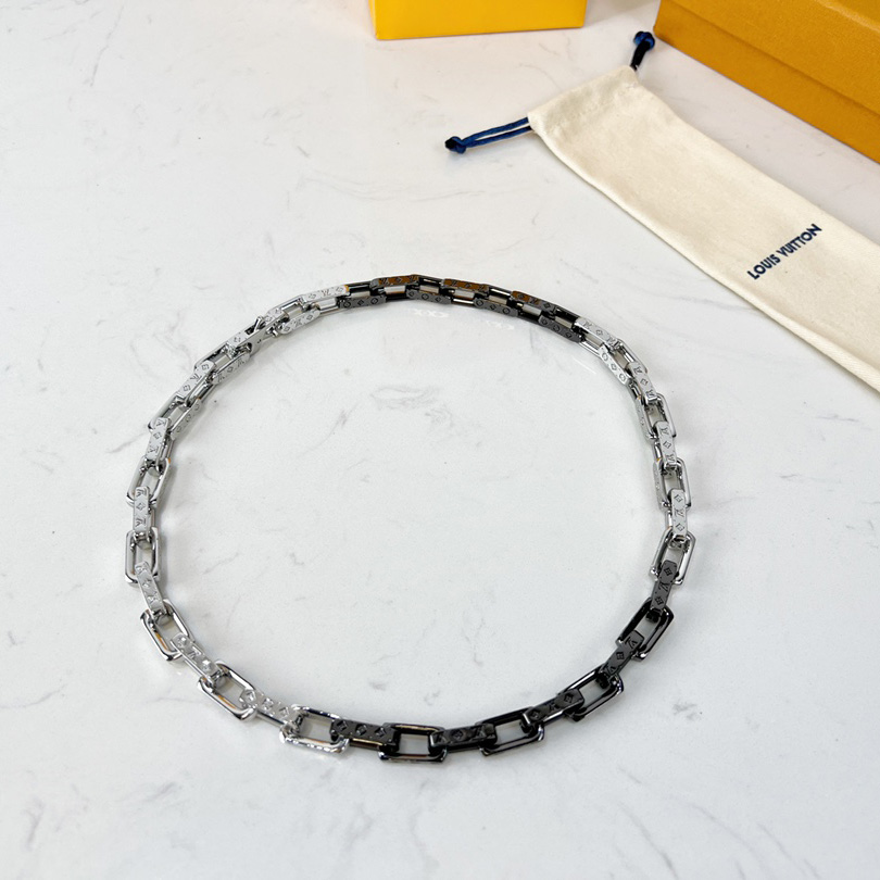 Louis Vuitton Monogram Chain Necklace     - PerfectKickZ