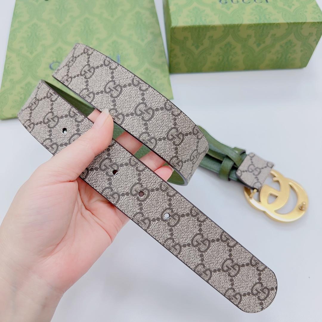 Gucci GG Marmont Reversible Belt - PerfectKickZ