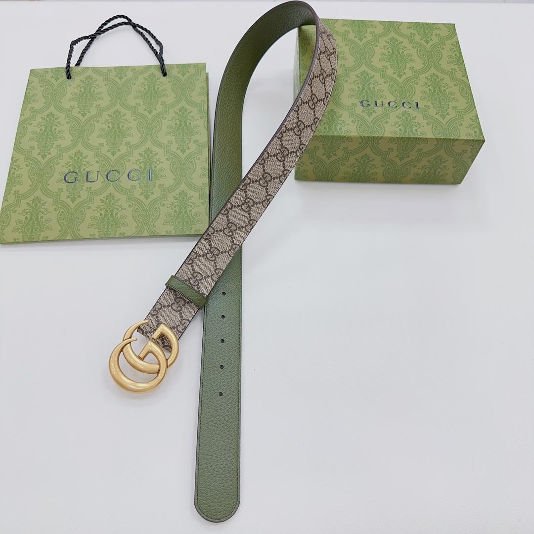 Gucci GG Marmont Reversible Belt - PerfectKickZ