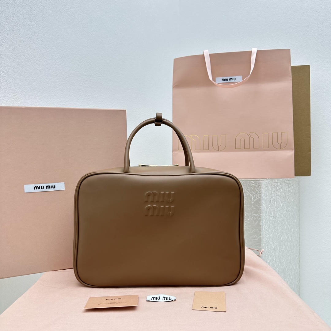 Miu Miu Leather Top-handle Bag - PerfectKickZ