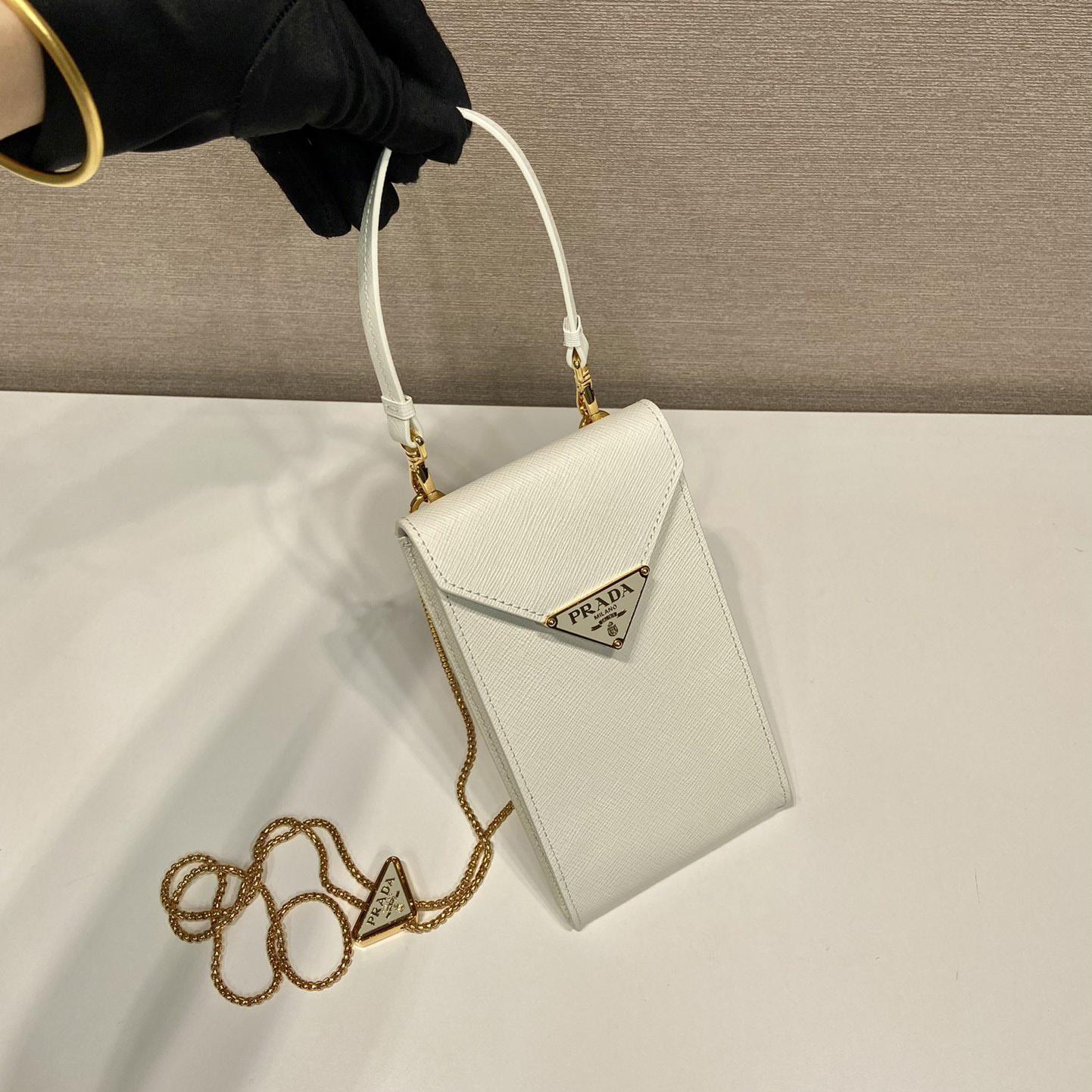 Prada Saffiano Leather Mini-Bag - PerfectKickZ