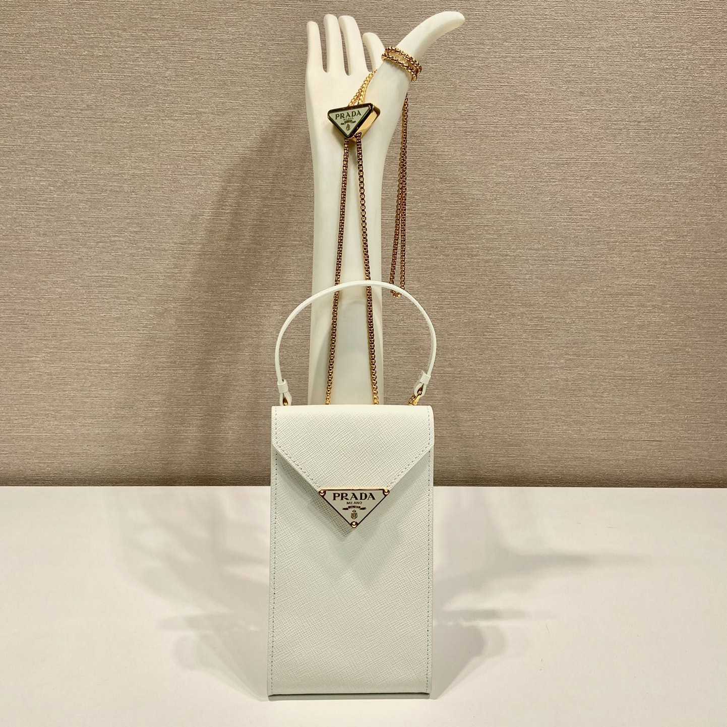 Prada Saffiano Leather Mini-Bag - PerfectKickZ
