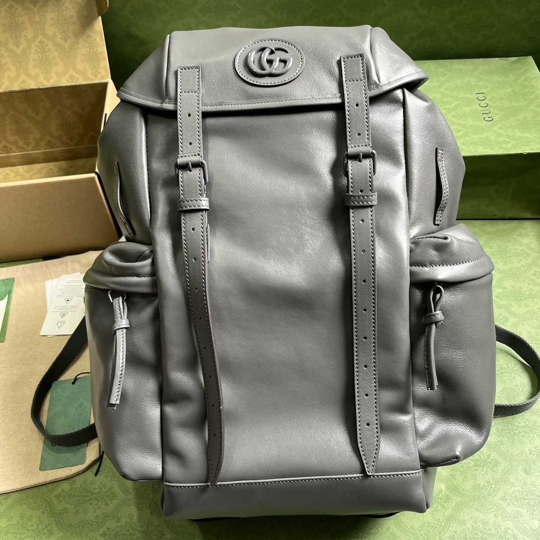 Gucci Backpack With Tonal Double G(38-44-15cm) - PerfectKickZ