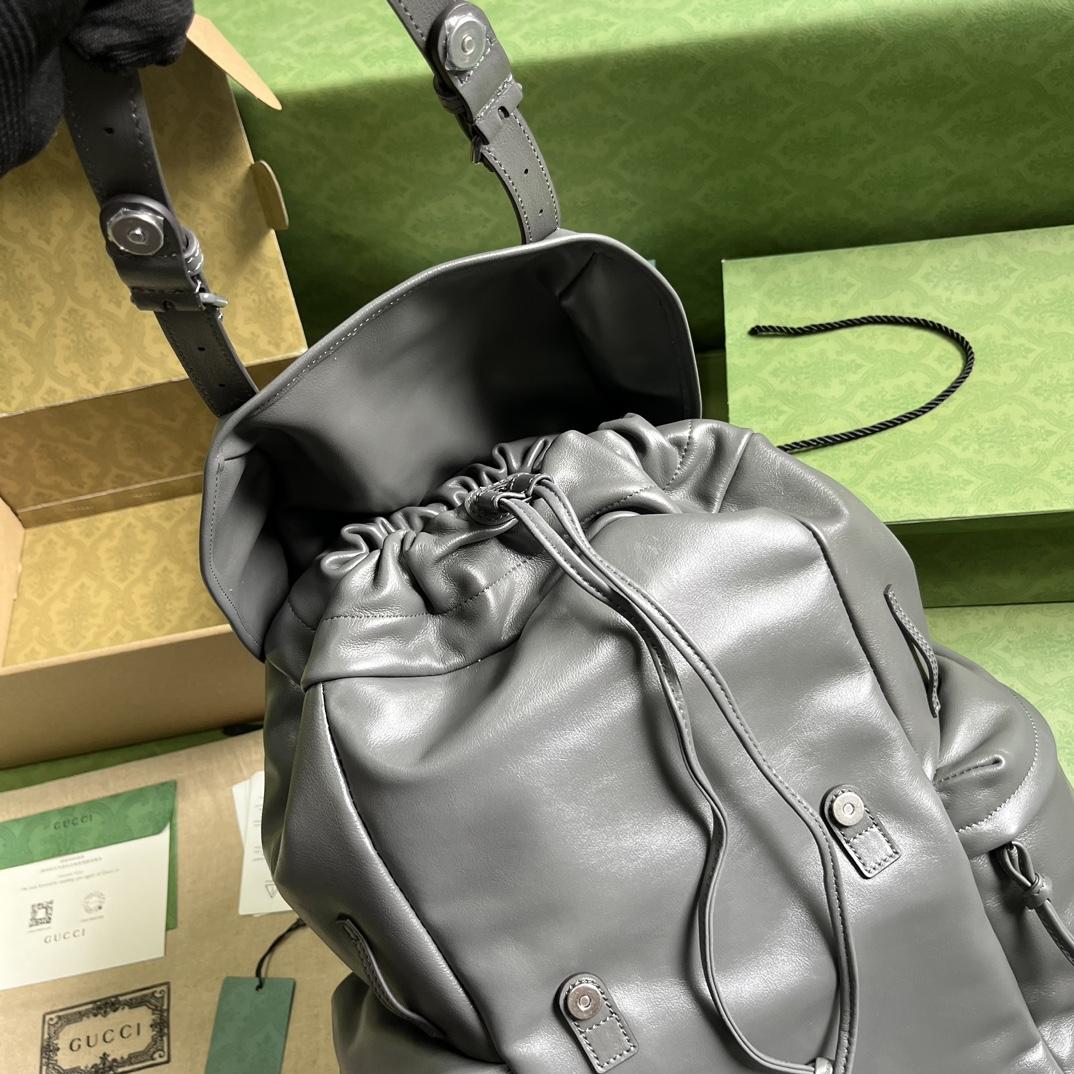Gucci Backpack With Tonal Double G(38-44-15cm) - 