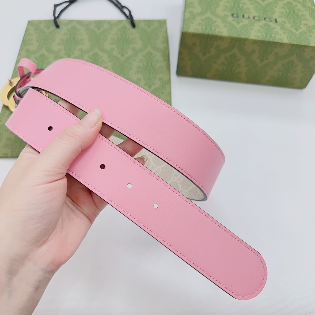 Gucci GG Marmont Reversible Wide Belt - 