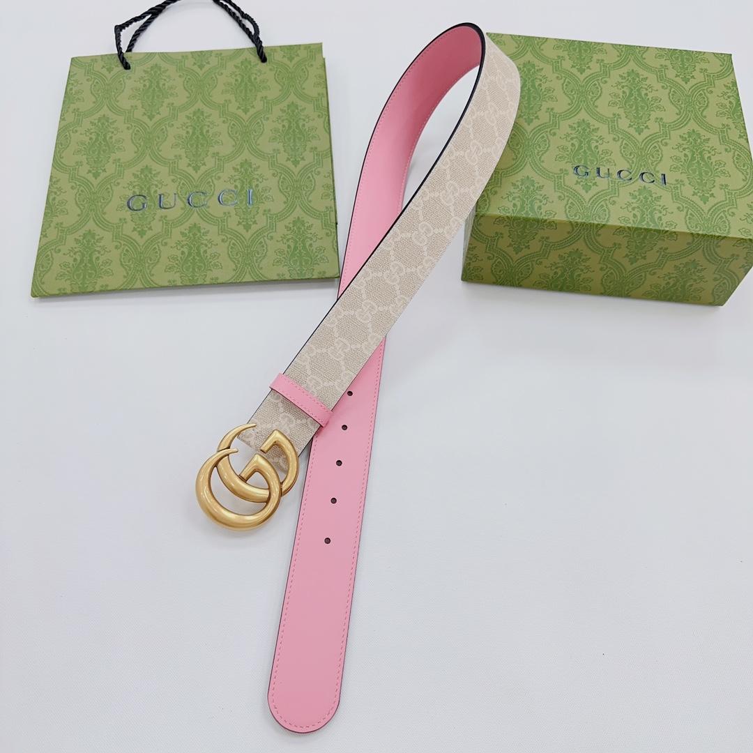 Gucci GG Marmont Reversible Wide Belt - 