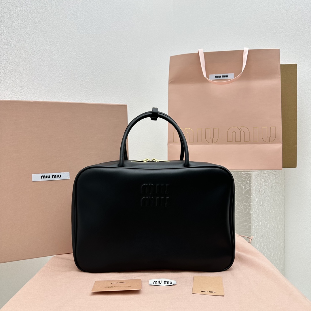 Miu Miu Leather Top-handle Bag - PerfectKickZ