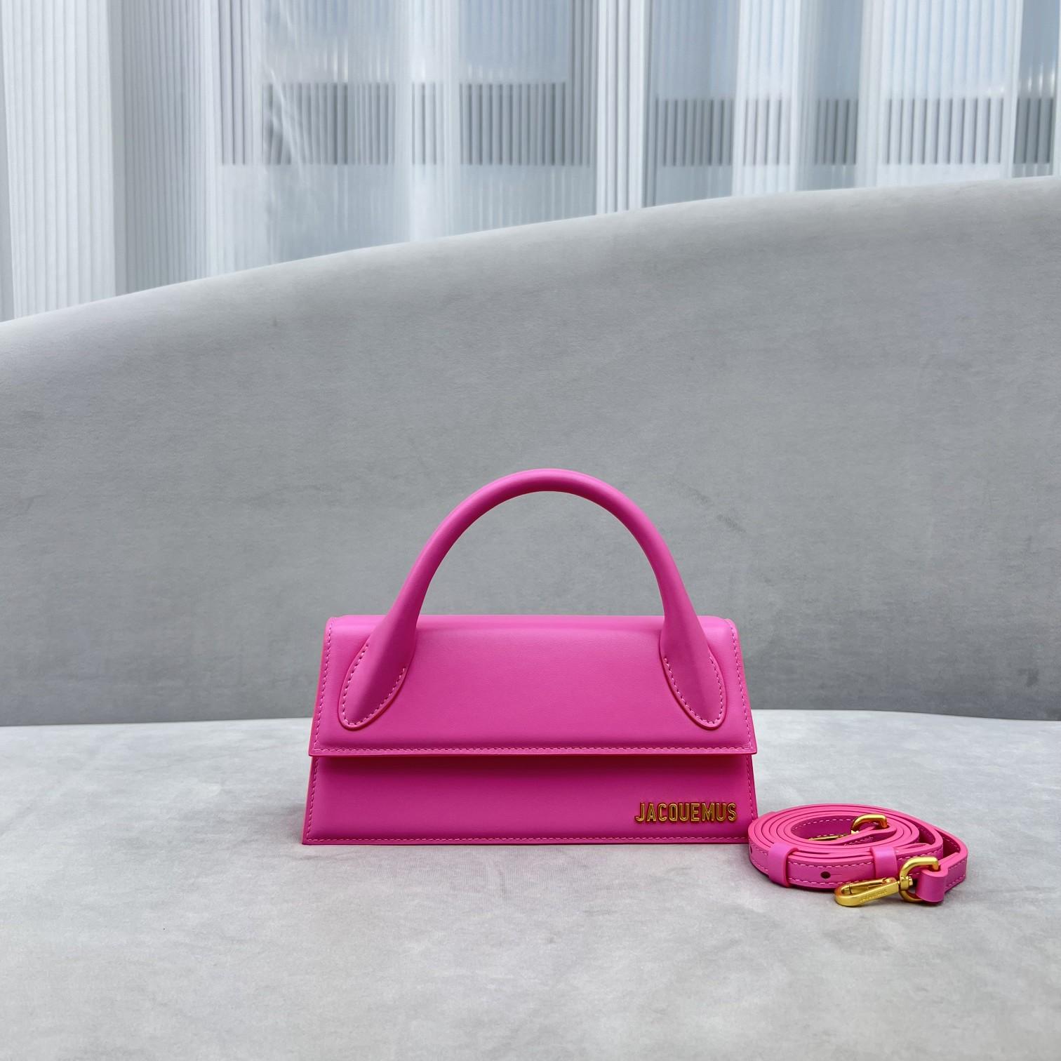 Jacquemus Le Chiquito Long Leather Handbag - PerfectKickZ