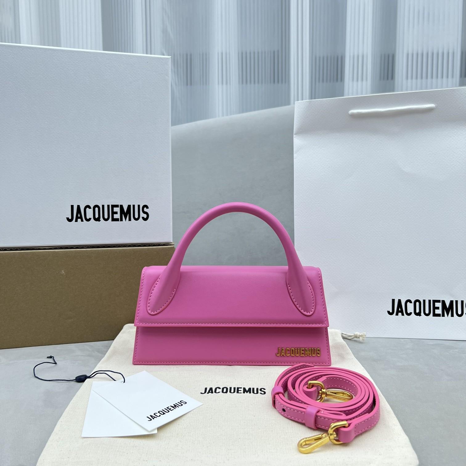 Jacquemus Le Chiquito Long Leather Handbag - PerfectKickZ