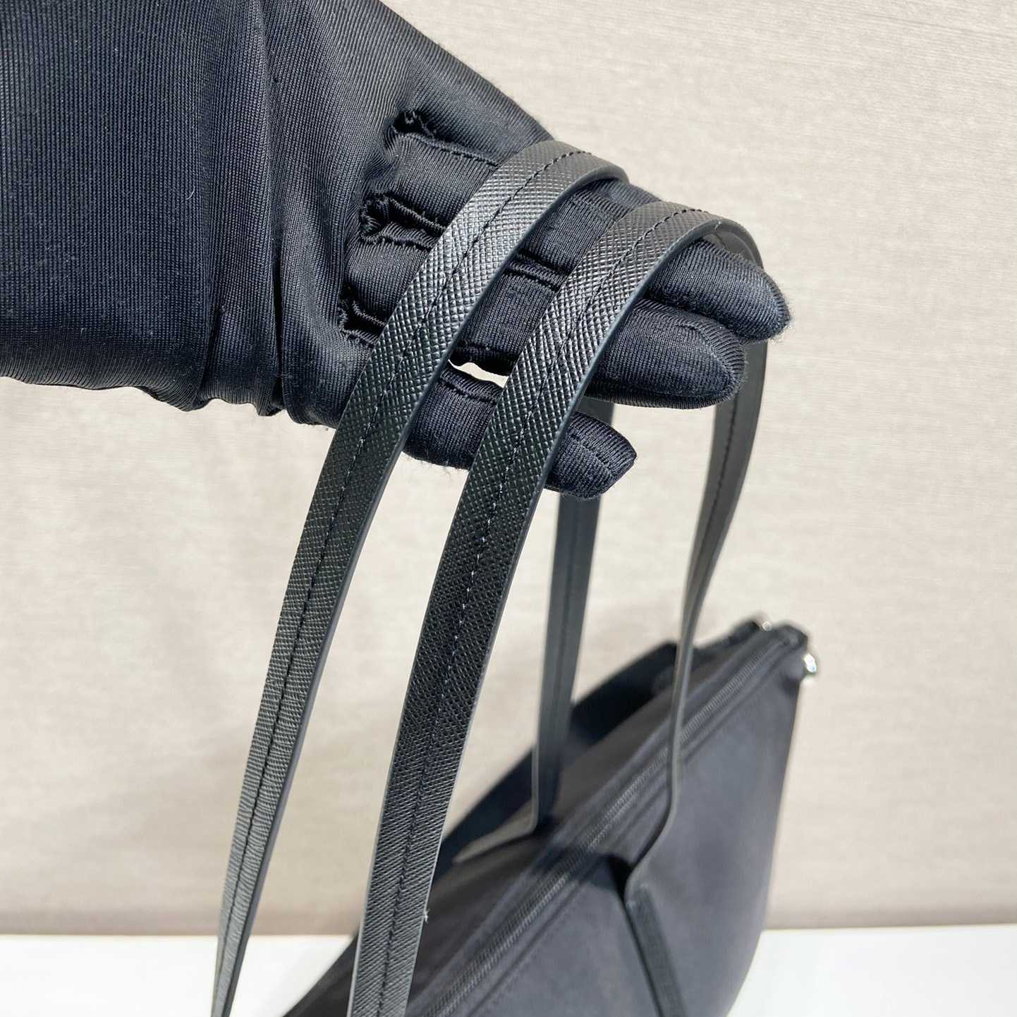 Prada Re-Nylon And Saffiano Leather Tote Bag - PerfectKickZ