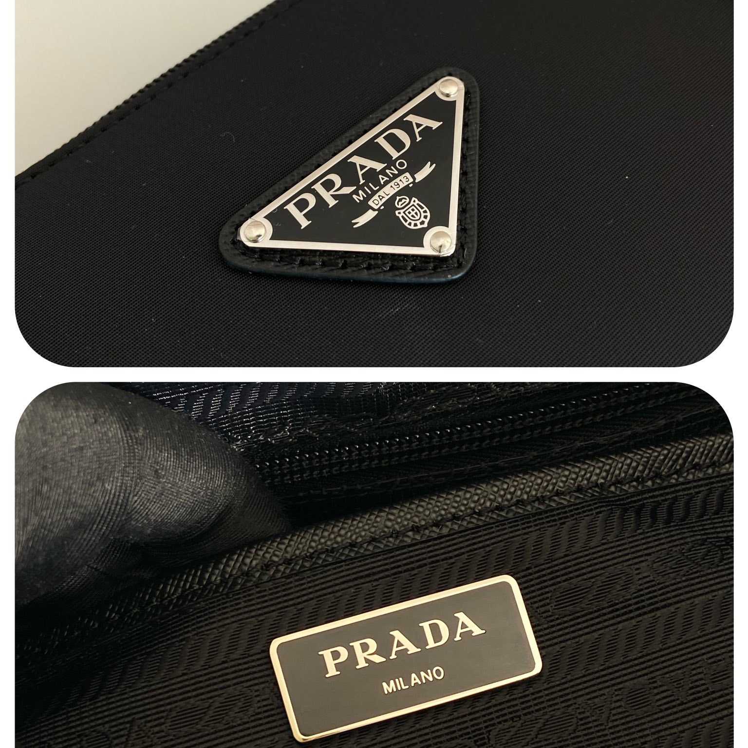 Prada Re-Nylon And Saffiano Leather Tote Bag - PerfectKickZ