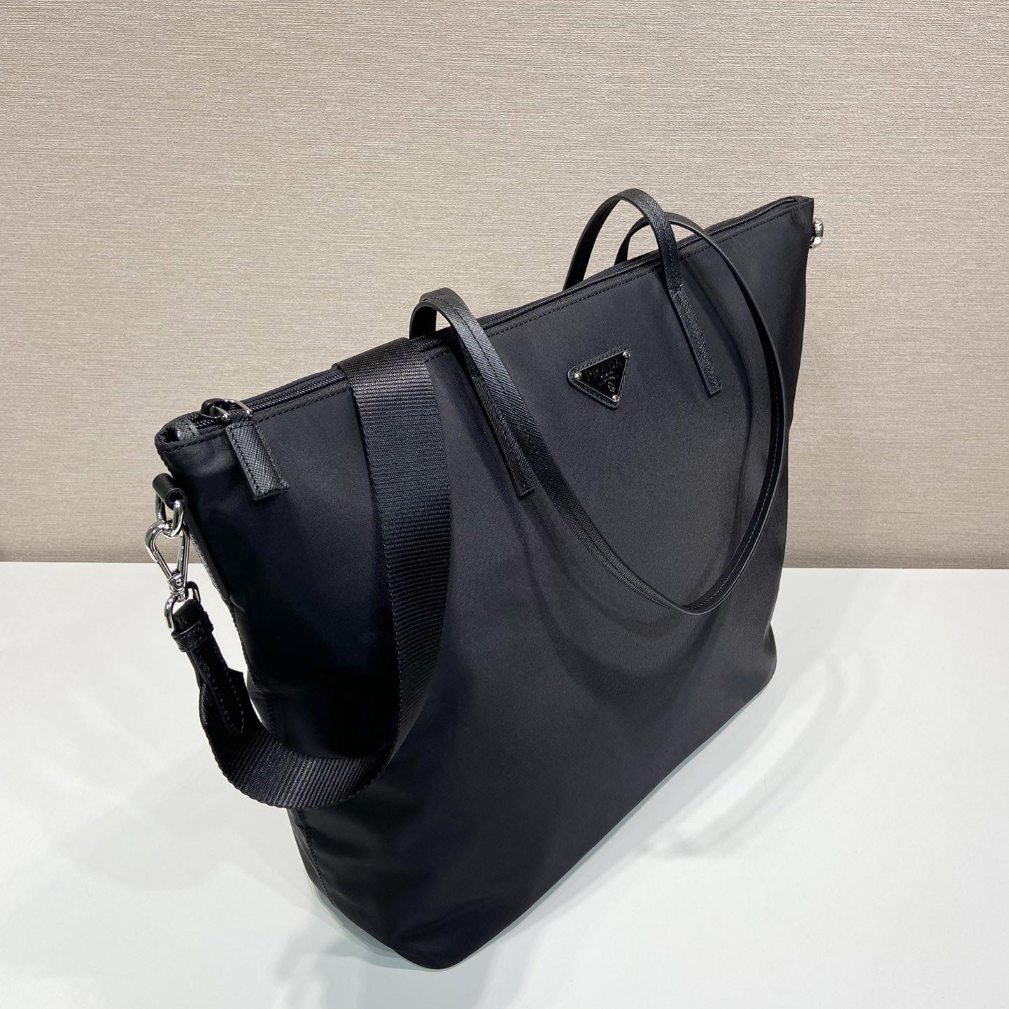 Prada Re-Nylon And Saffiano Leather Tote Bag - PerfectKickZ