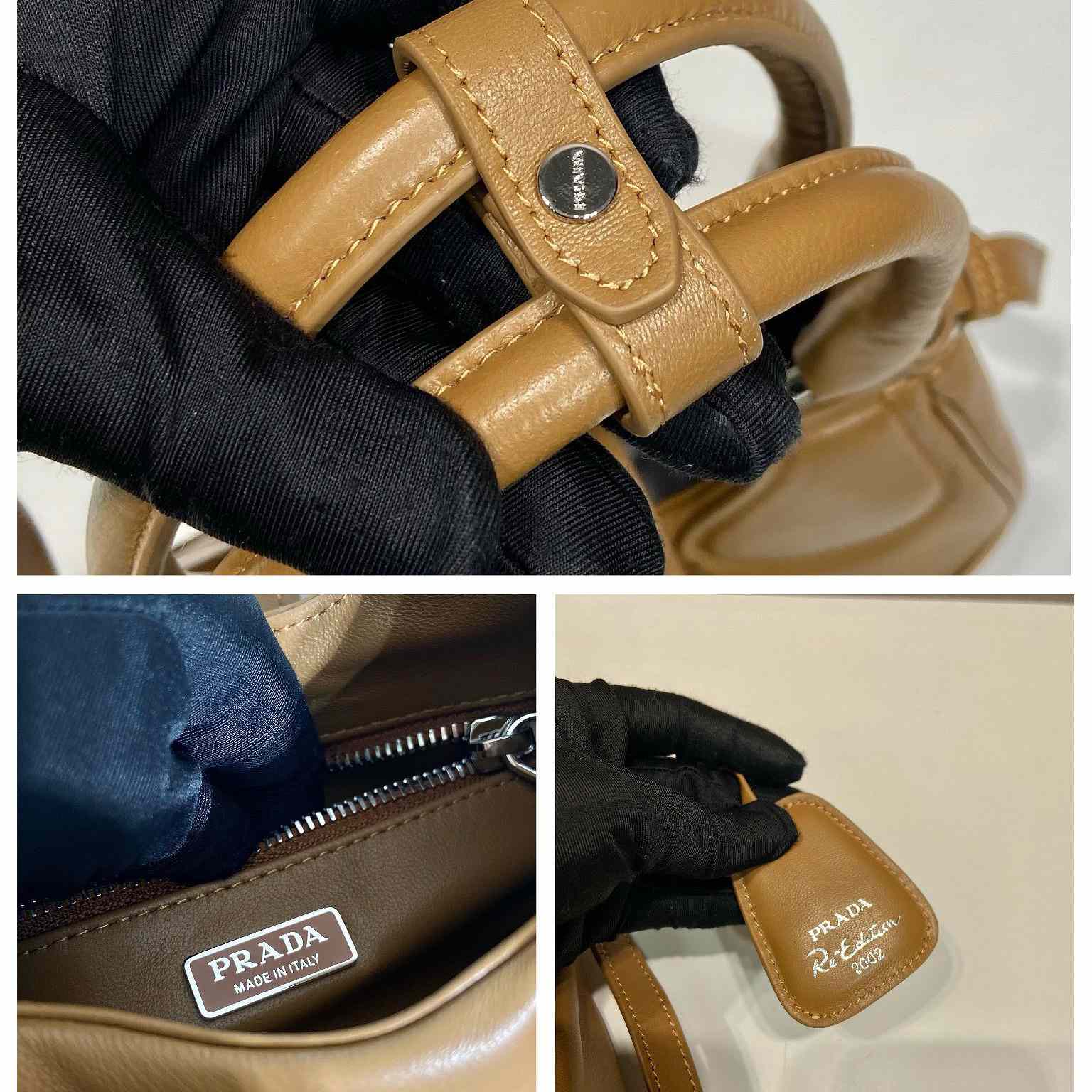 Prada Moon Padded Nappa-leather Bag - PerfectKickZ