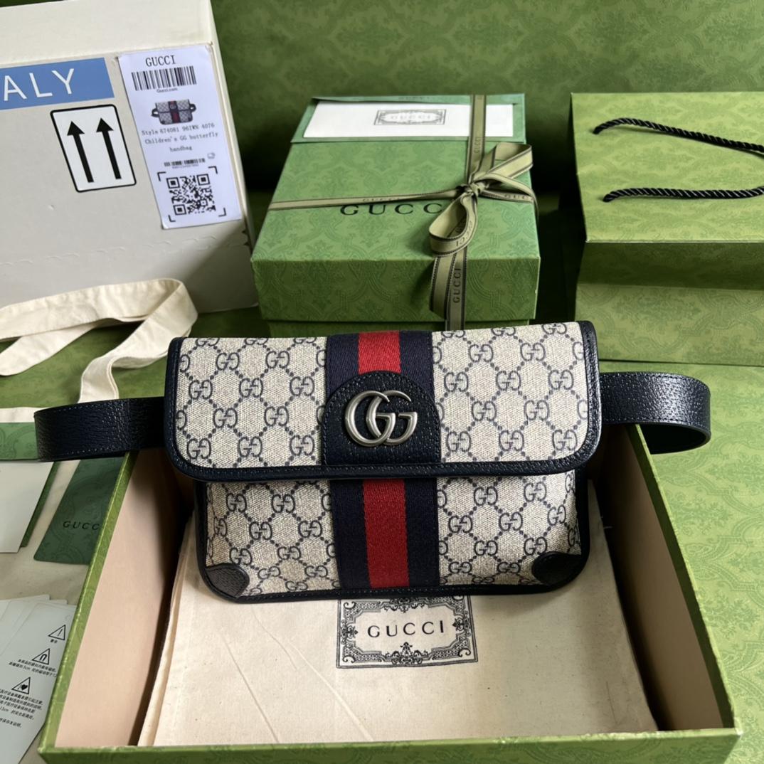 Gucci Ophidia Belt Bag(22*17*3.5cm) - PerfectKickZ