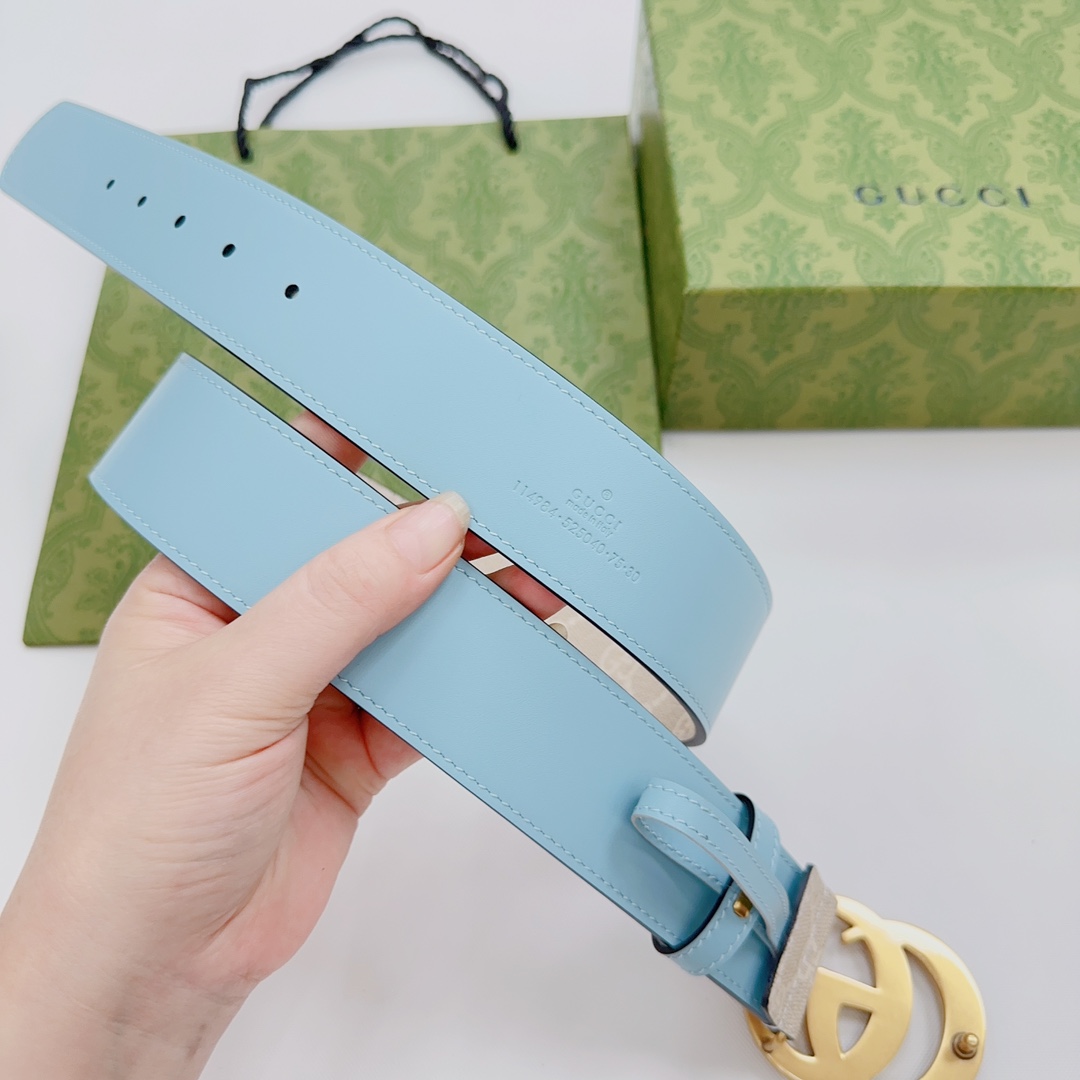 Gucci GG Marmont Reversible Wide Belt - 