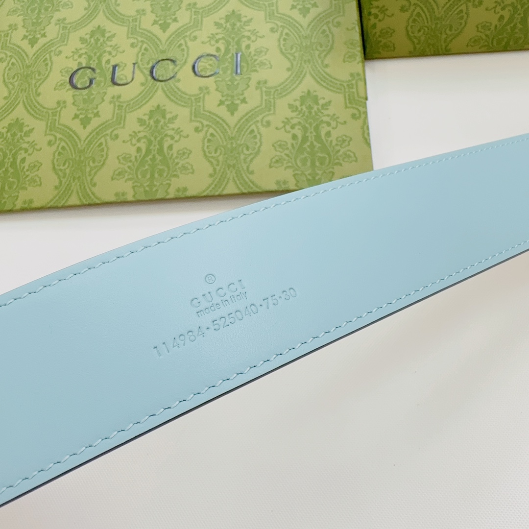 Gucci GG Marmont Reversible Wide Belt - 