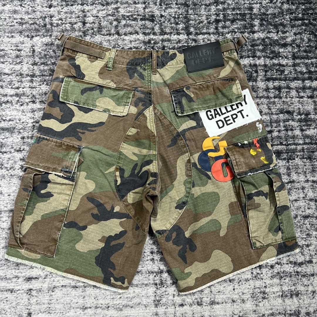 Gallery Dept G Patch Camo Cargo Shorts   629 - PerfectKickZ