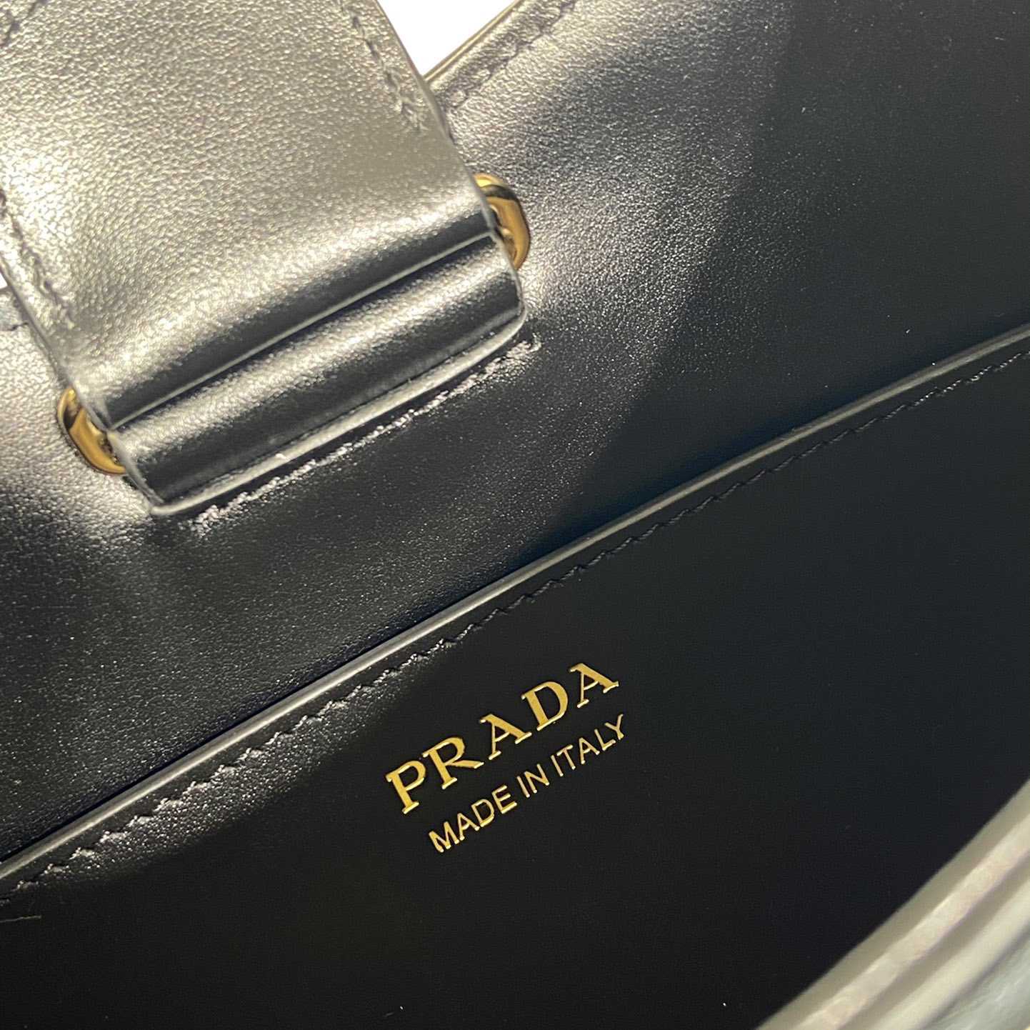Prada Fabric And Leather Shoulder Bag - PerfectKickZ