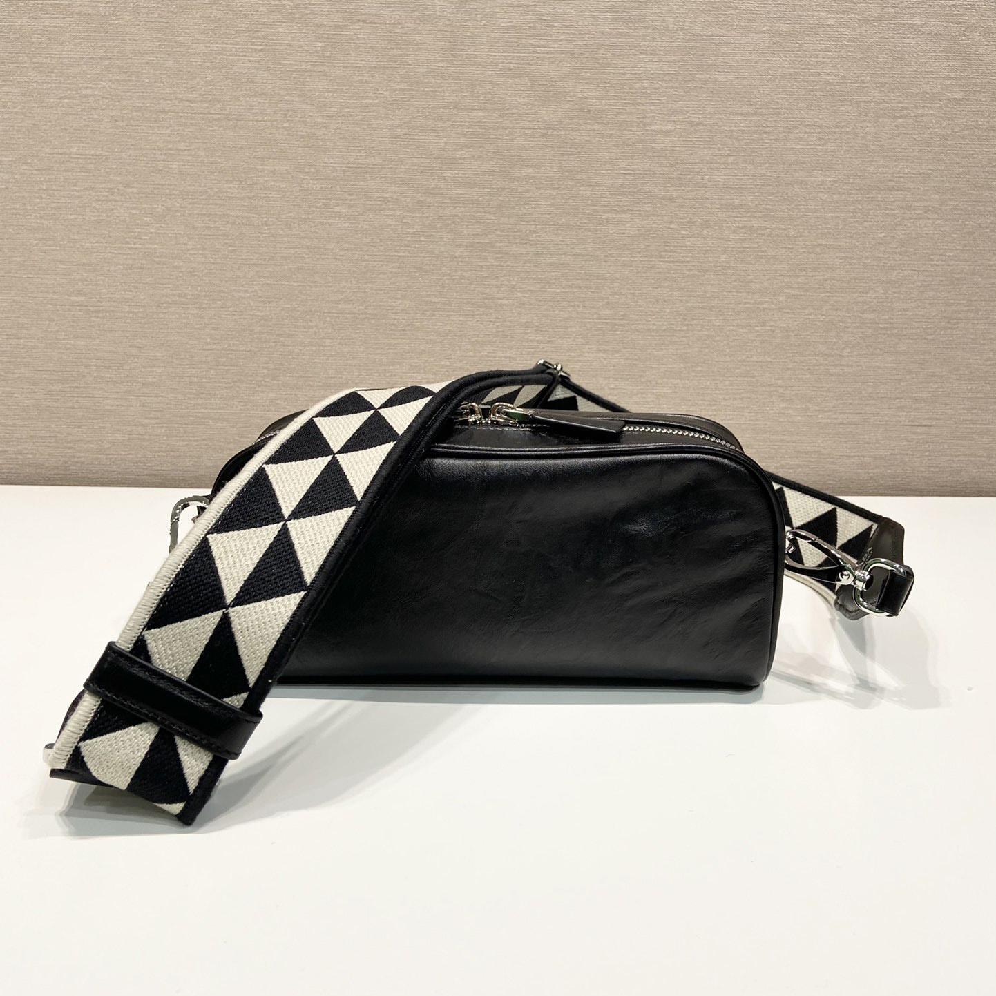 Prada Nappa Antique Leather Multi-pocket Shoulder Bag - PerfectKickZ