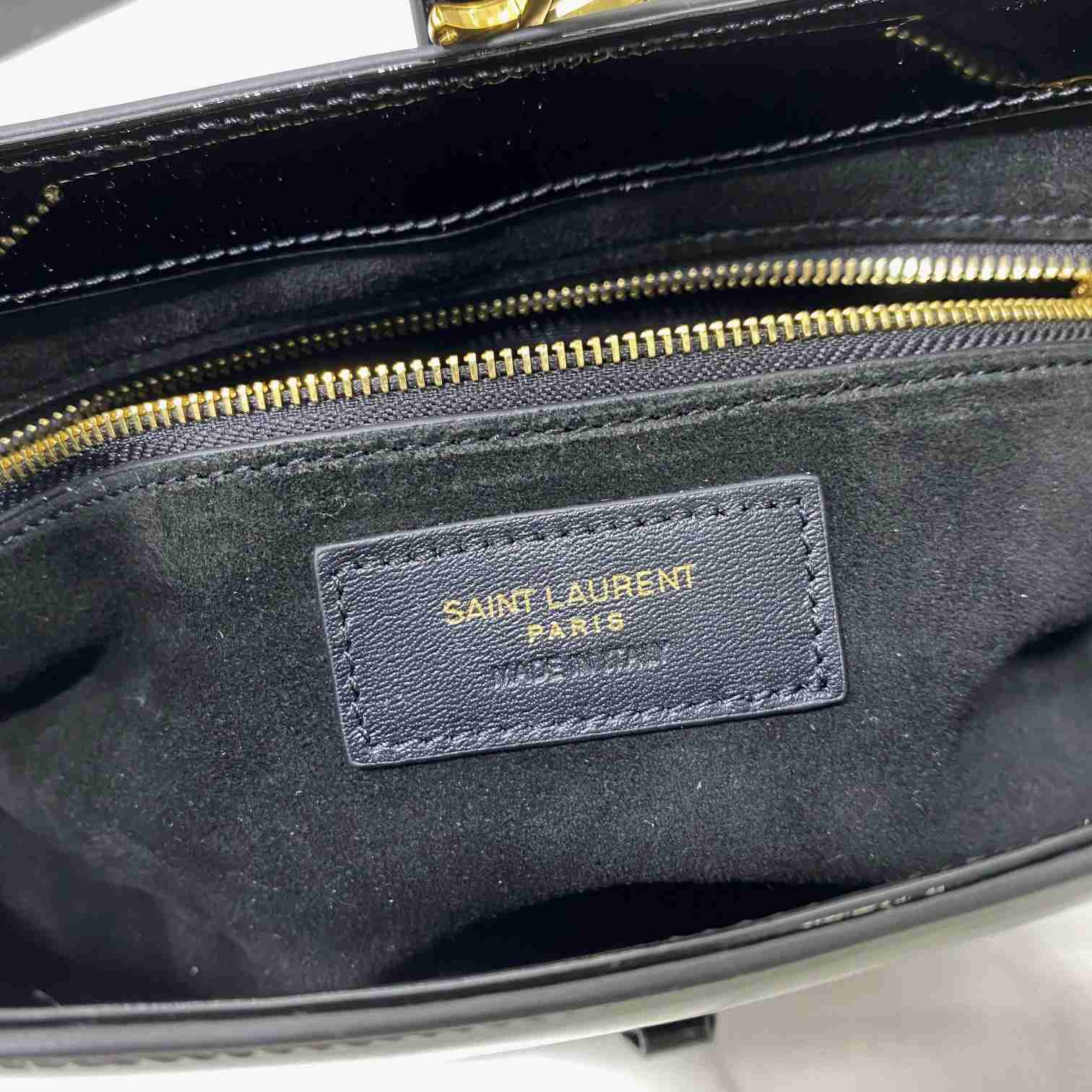 Saint Laurent Le 5 À 7 In Patent Leather - PerfectKickZ