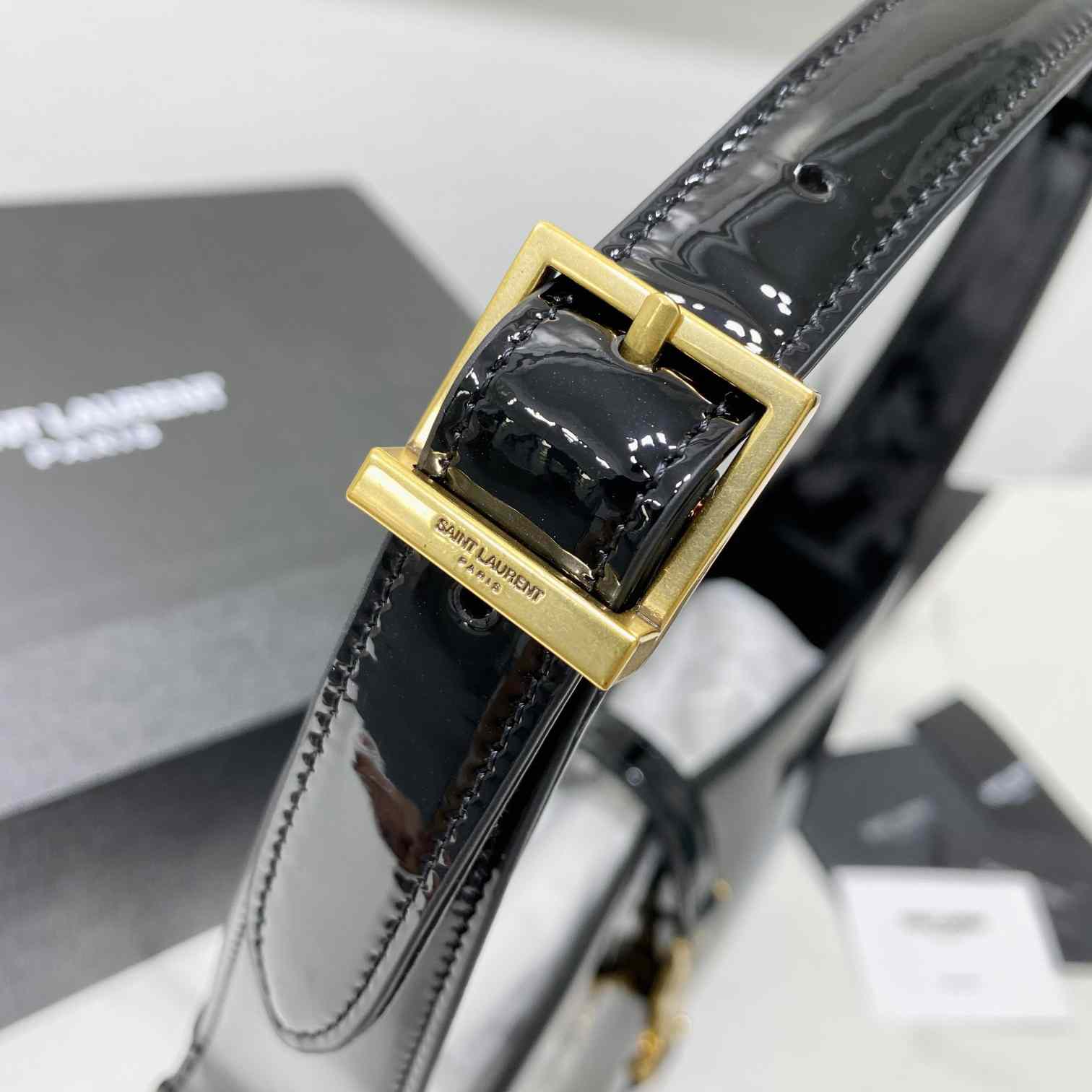 Saint Laurent Le 5 À 7 In Patent Leather - PerfectKickZ