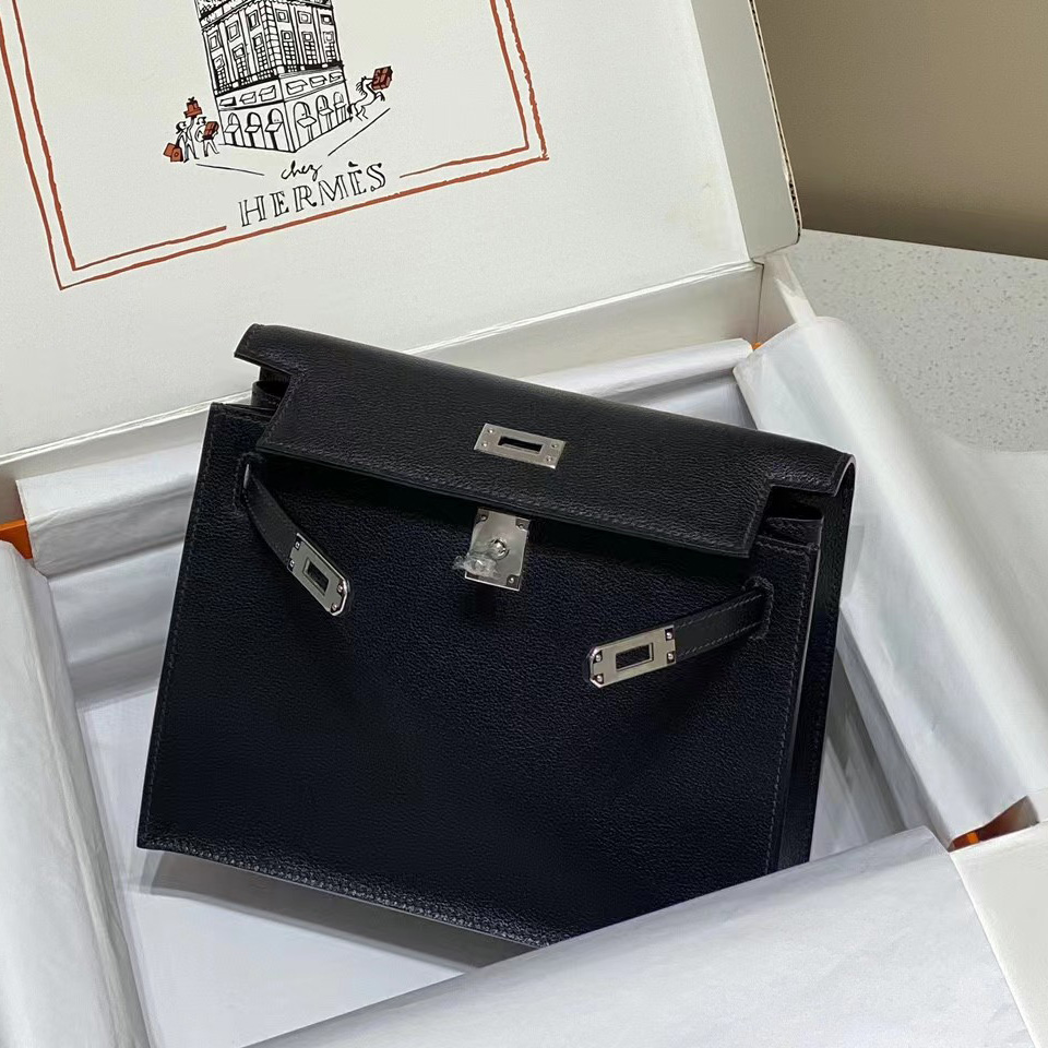 Hermes Kelly Mini Women Handbag(22-17-4cm ) - PerfectKickZ