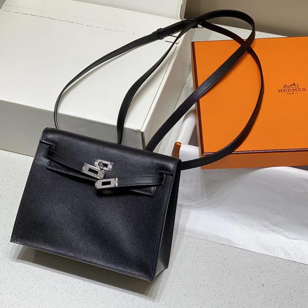 Hermes Kelly Mini Women Handbag(22-17-4cm ) - PerfectKickZ