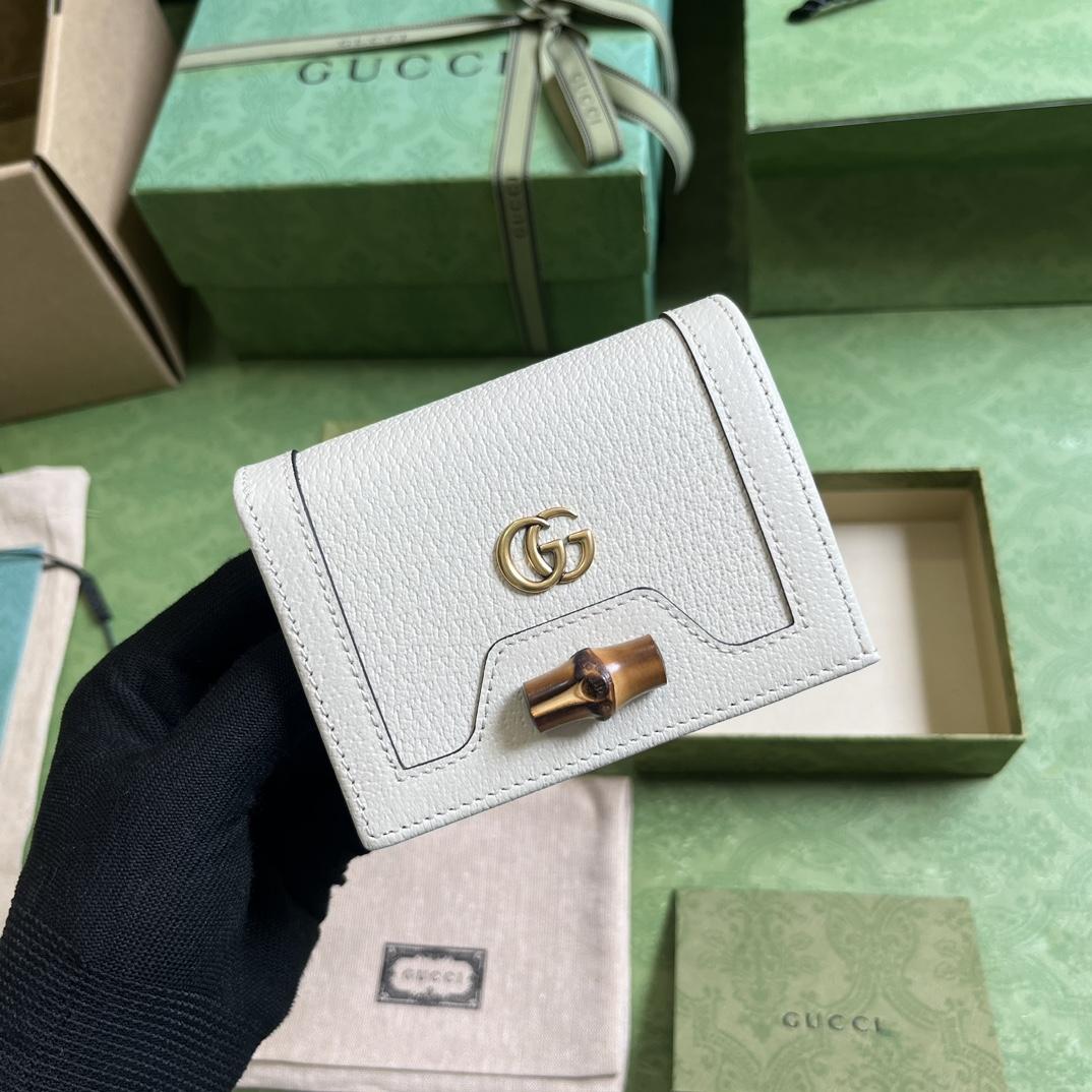 Gucci Diana Card Case Wallet - PerfectKickZ