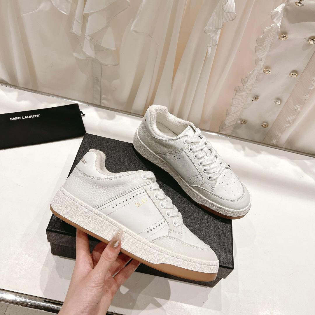 Saint Laurent Low-top Lace-up Sneakers - PerfectKickZ
