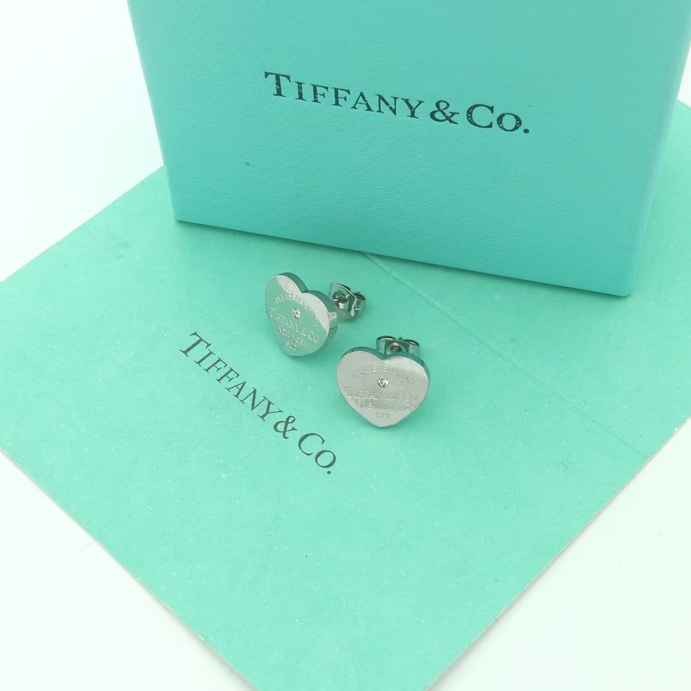 Tiffany&CO Heart Tag Earrings - PerfectKickZ