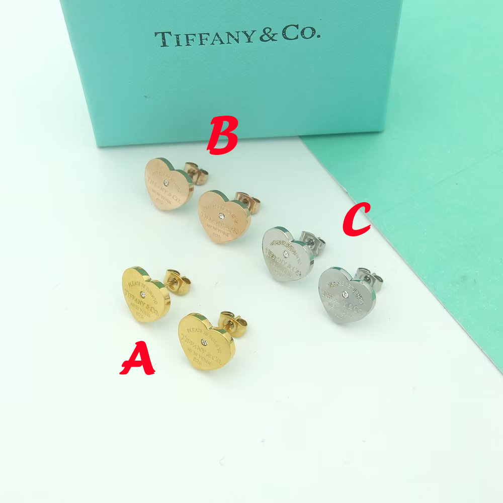 Tiffany&CO Heart Tag Earrings - PerfectKickZ