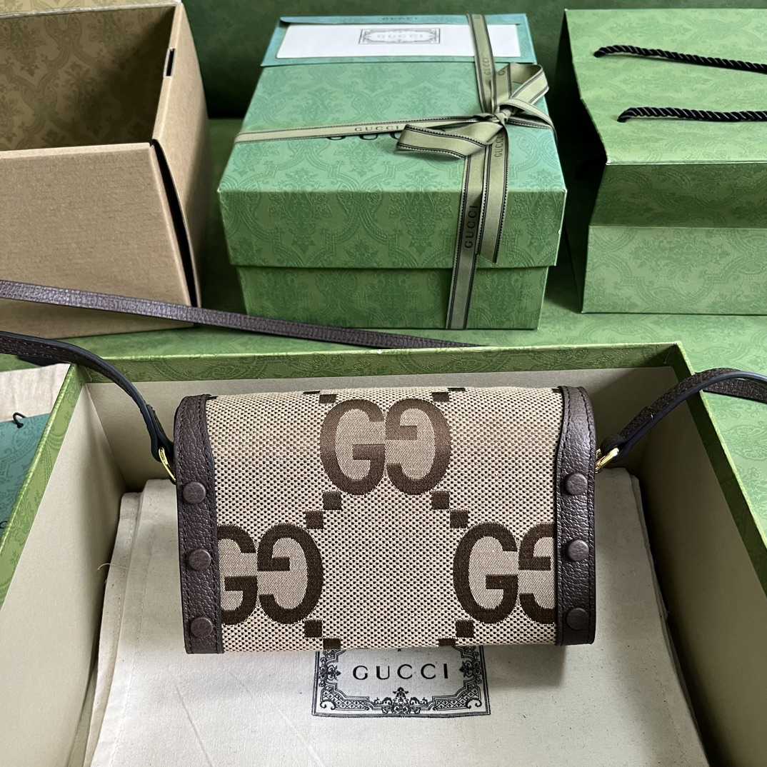 Gucci Horsebit 1955 Jumbo GG Mini Bag(18-12-5cm) - PerfectKickZ