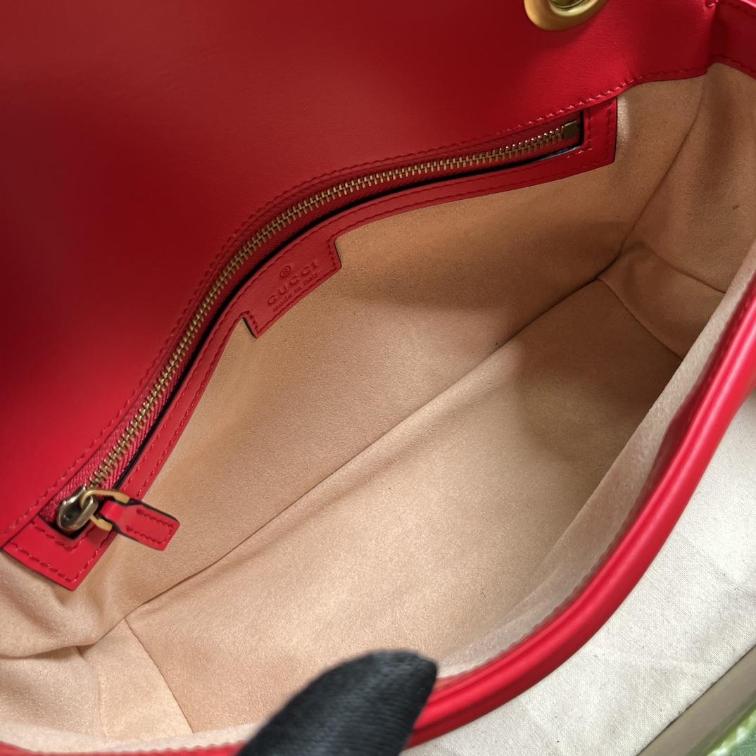 Gucci GG Marmont Small Shoulder Bag(26*15*7cm)   - PerfectKickZ