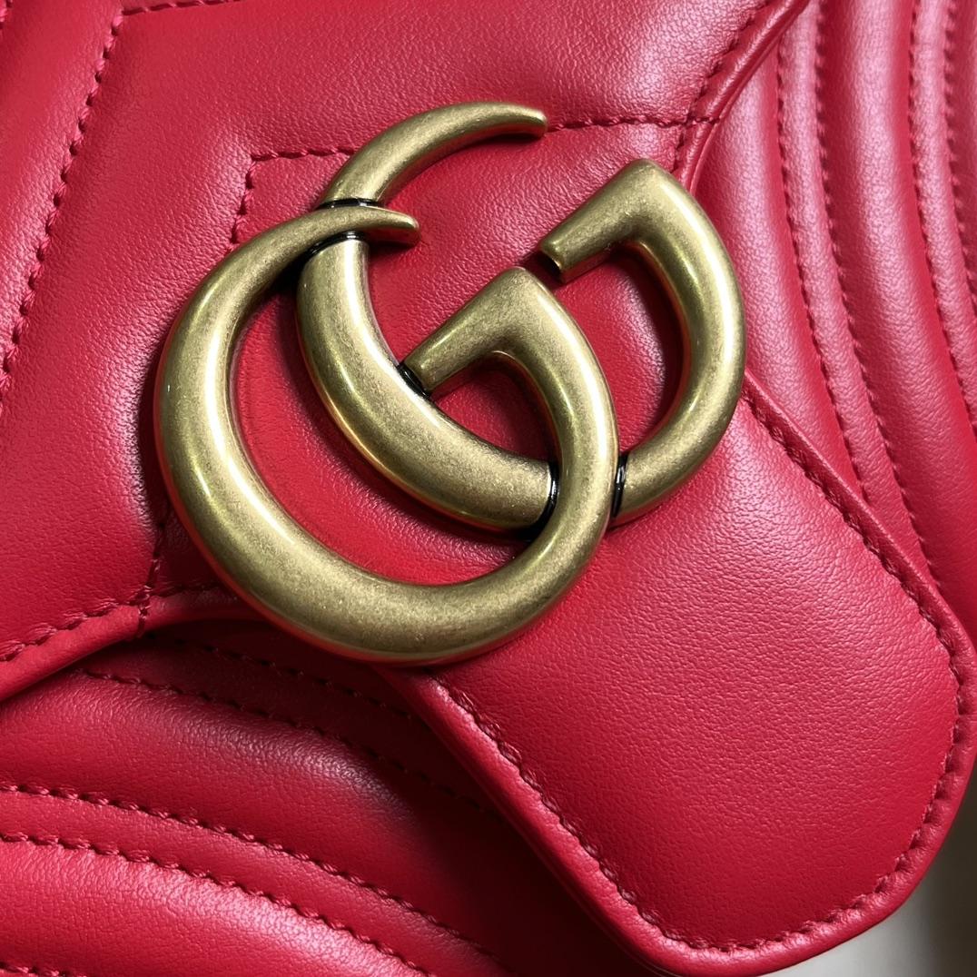 Gucci GG Marmont Small Shoulder Bag(26*15*7cm)   - 