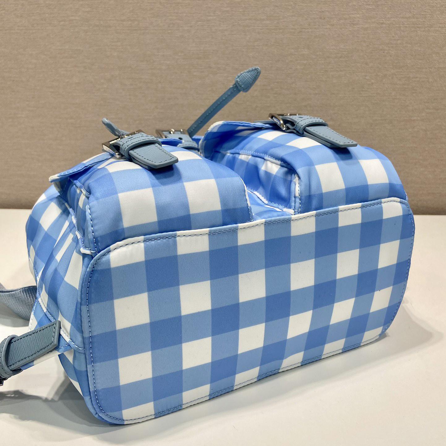 Prada Small Printed Re-Nylon Backpack - PerfectKickZ