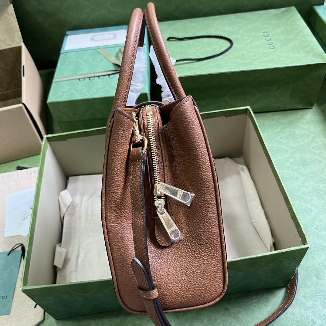 Gucci Jackie 1961 Small Natural Grain Tote(30-23-12cm) - PerfectKickZ