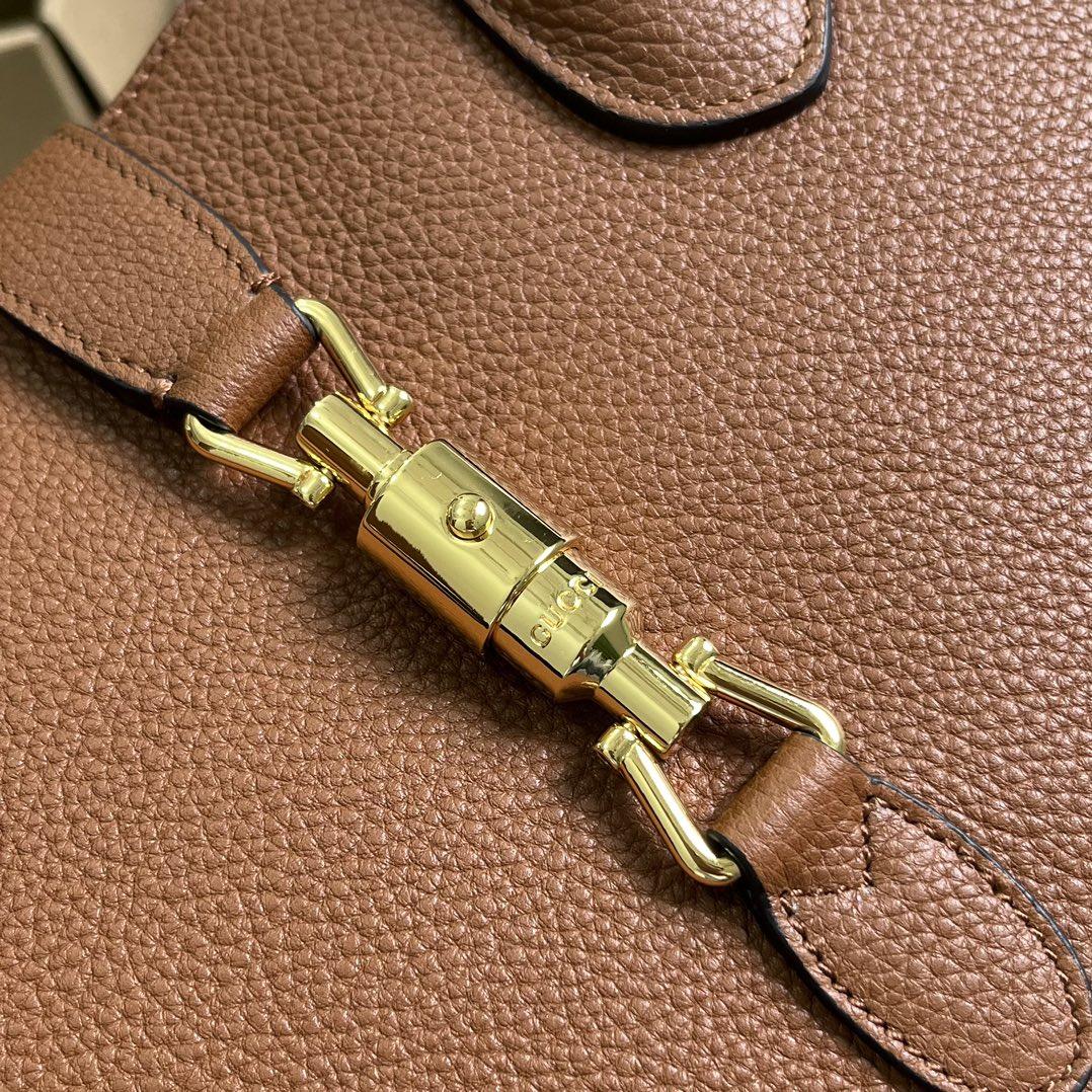Gucci Jackie 1961 Small Natural Grain Tote(30-23-12cm) - PerfectKickZ