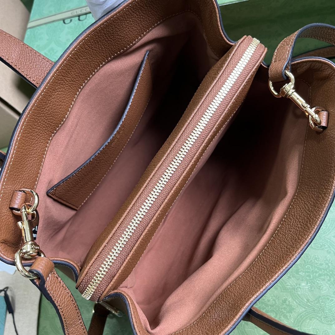 Gucci Jackie 1961 Small Natural Grain Tote(30-23-12cm) - PerfectKickZ