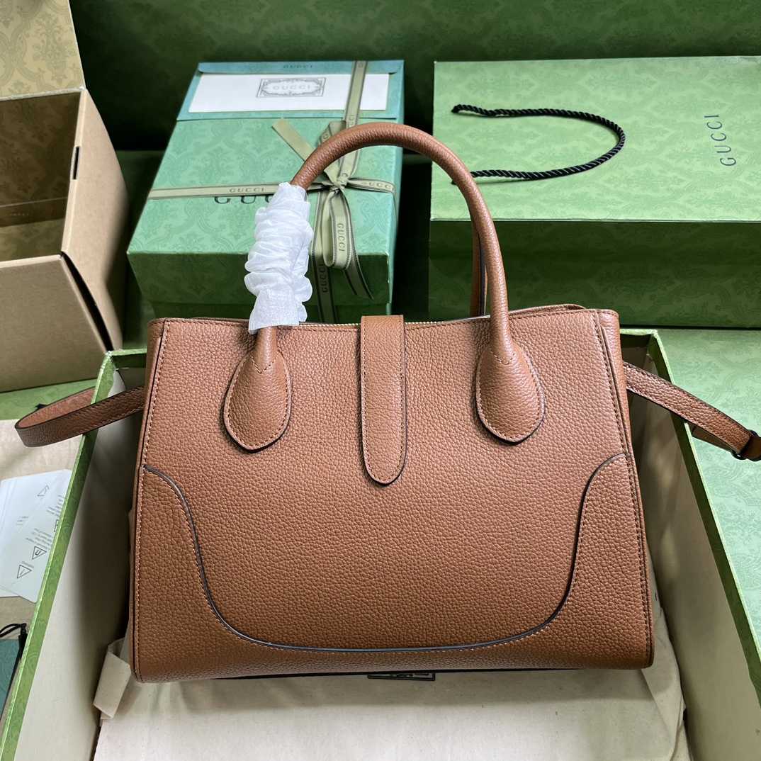 Gucci Jackie 1961 Small Natural Grain Tote(30-23-12cm) - PerfectKickZ